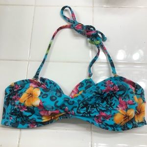 Blue bathing suit top